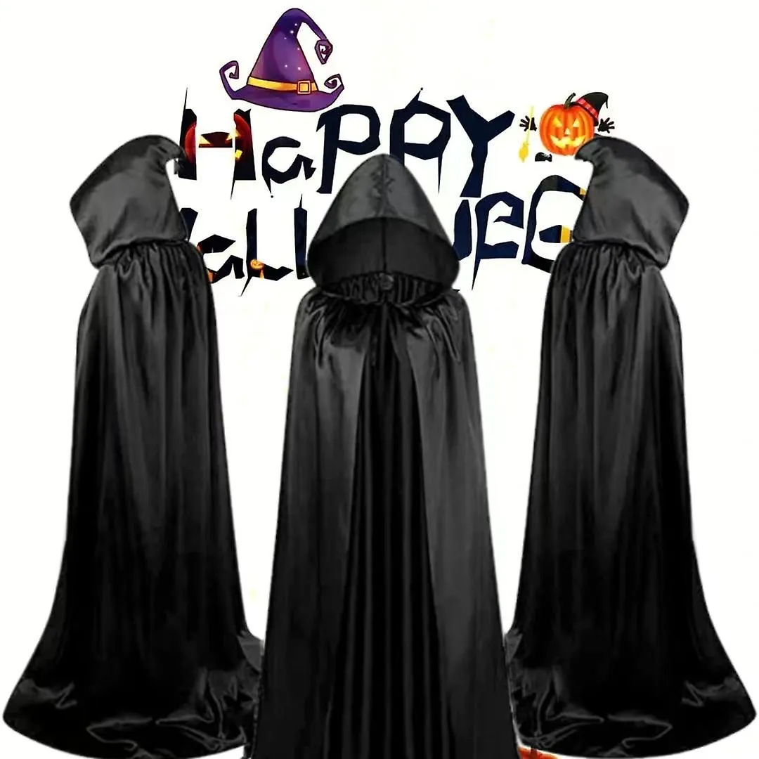 1pc, 120/140/150cm Halloween Cloak, Halloween Cape, Halloween Performance Costume, Halloween Costume, Stage Performance Props, E