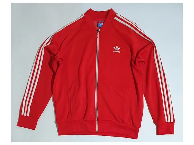 Adidas Blazers Chaquetas Blanco Roja 