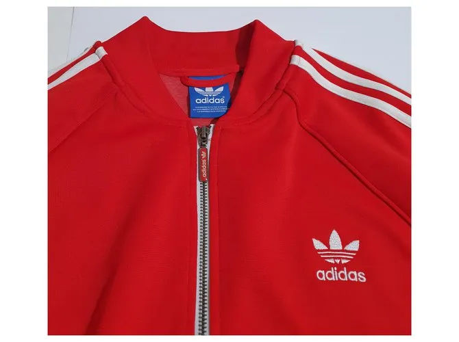 Adidas Blazers Chaquetas Blanco Roja 