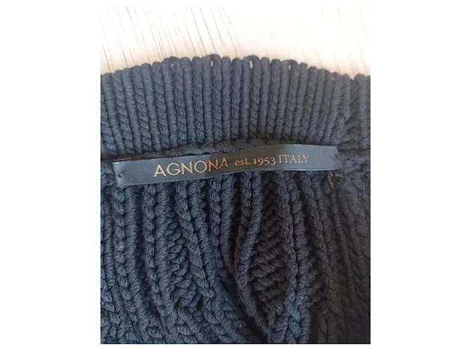 Agnona Ropa de punto Negro 