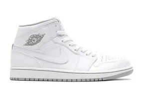 Air Jordan 1 Mid "White" (112/blanco/wolf grey)