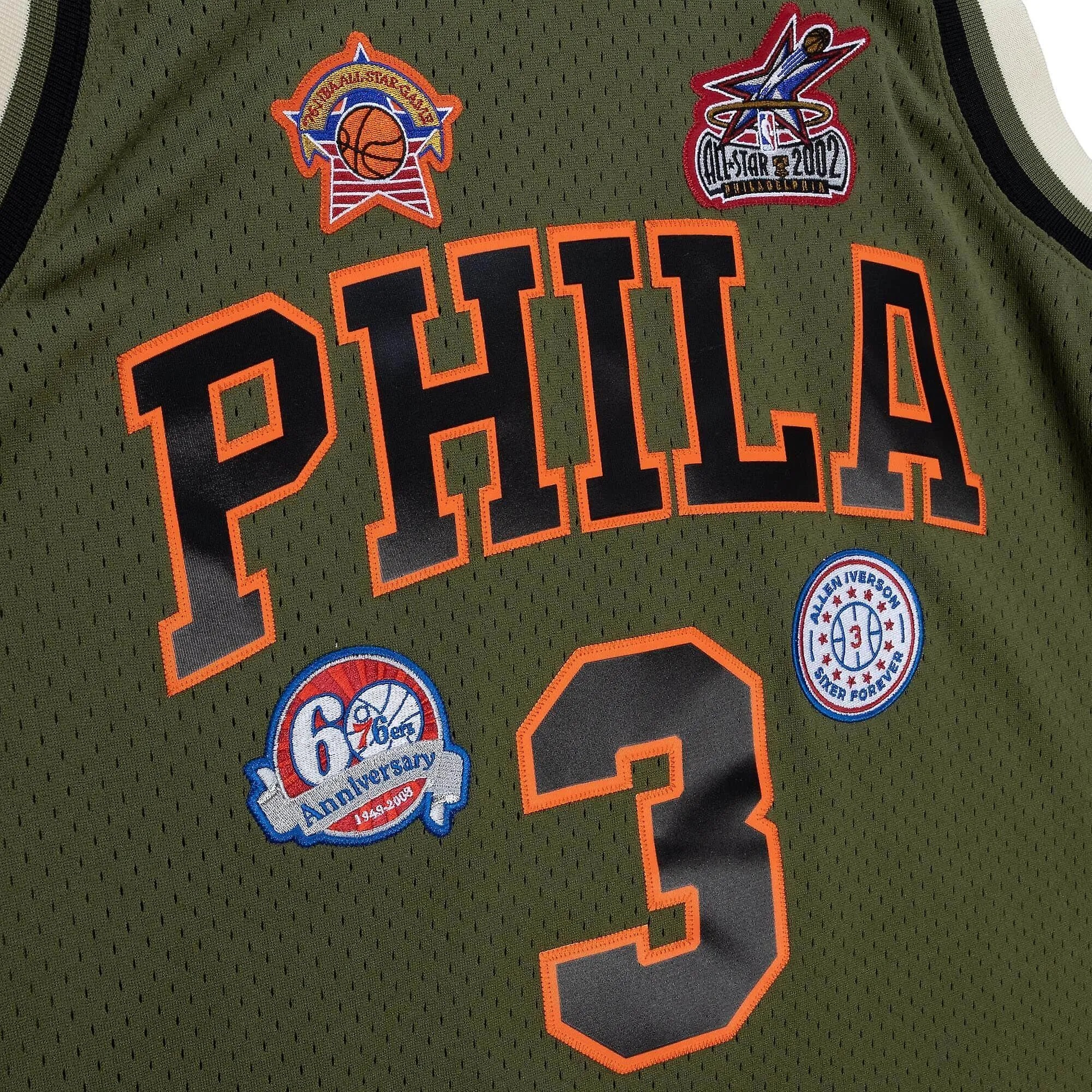 Allen Iverson Philadelphia 76ers VUELO Swingman Jersey