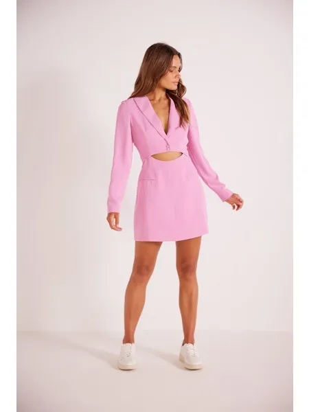 Allie Blazer Dress - Pink