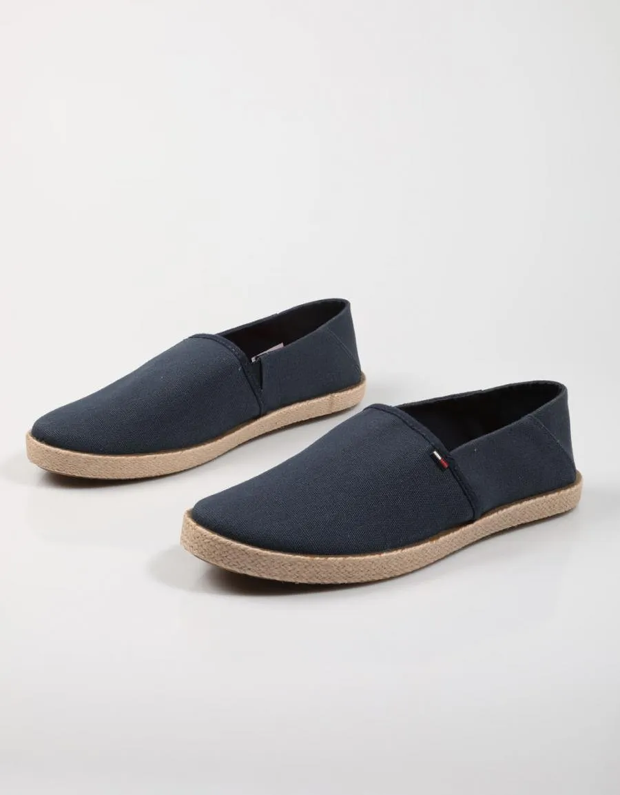  alparcatas TOMMY HILFIGER Tommy Jeans Essential Espadrille en Azul marinho 78562