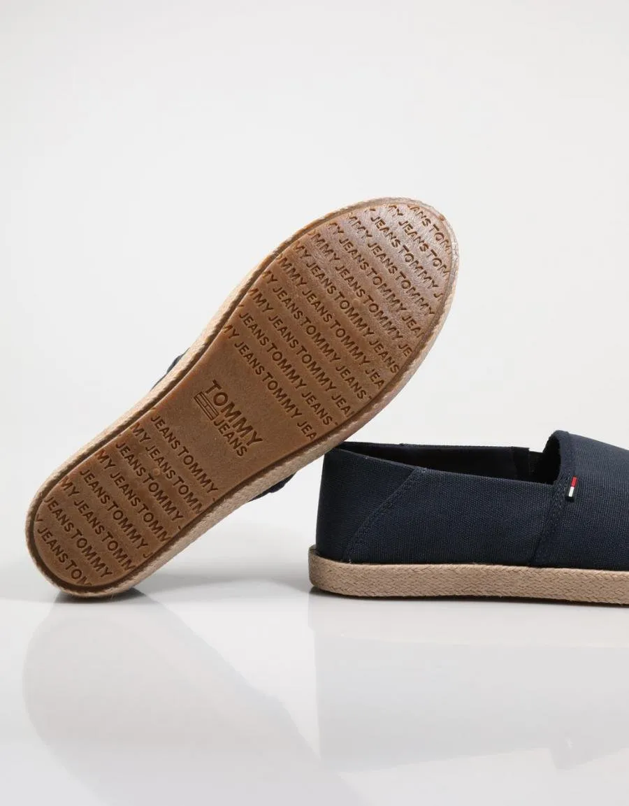  alparcatas TOMMY HILFIGER Tommy Jeans Essential Espadrille en Azul marinho 78562