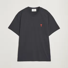 AMI Heart Logo T-Shirt Black