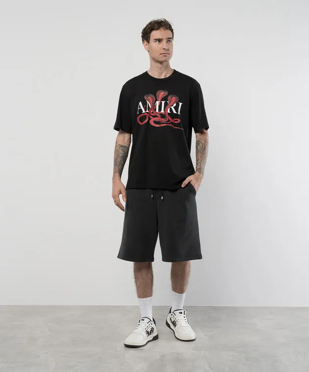 AMIRI Black Snake print t-shirt