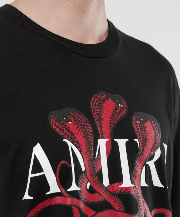 AMIRI Black Snake print t-shirt