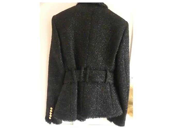 Balmain Chaquetas Negro 