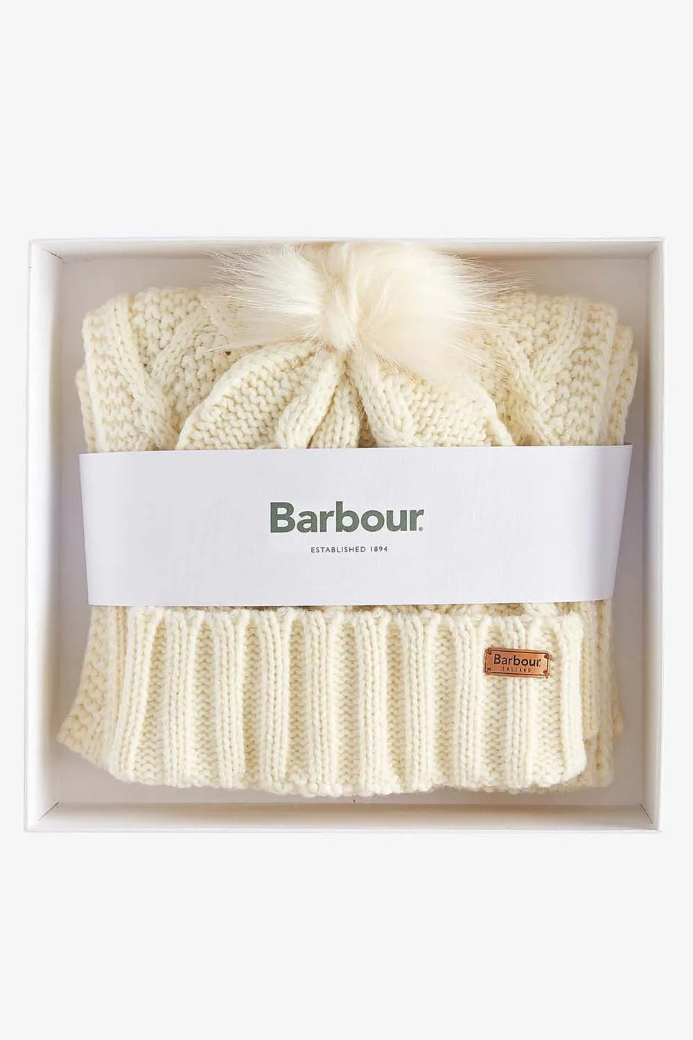 Barbour Set Gorro & Bufanda Ridley