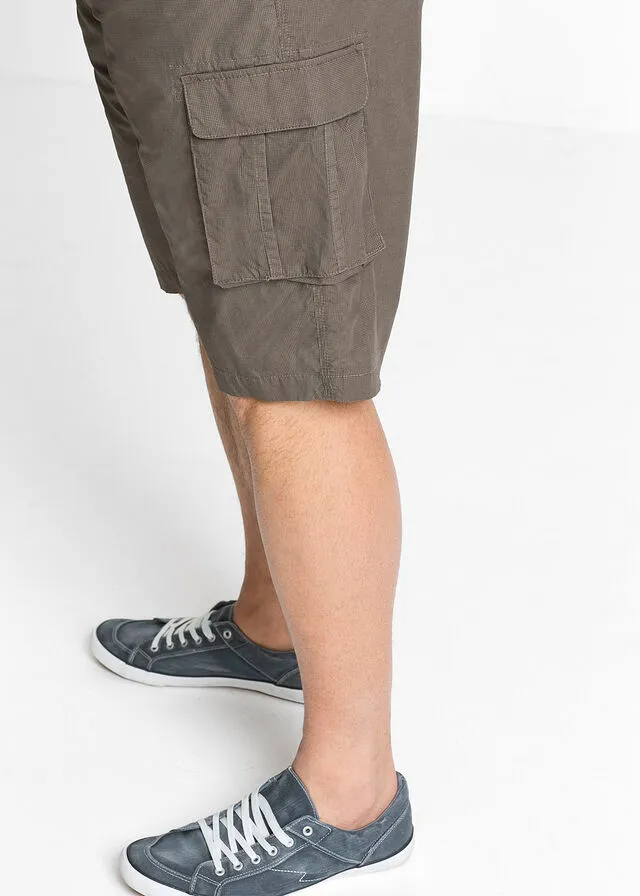 Bermudas cargo Caqui estampado