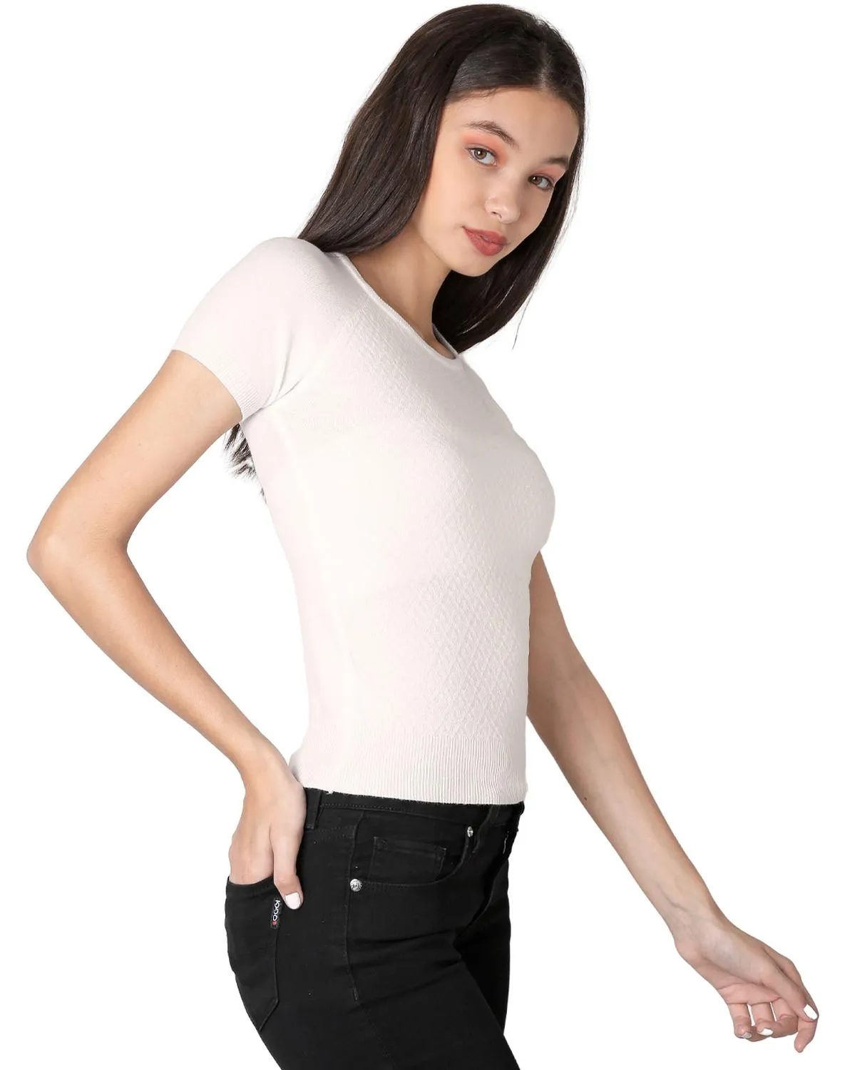 Blusa Mujer Crema Uk 56705035