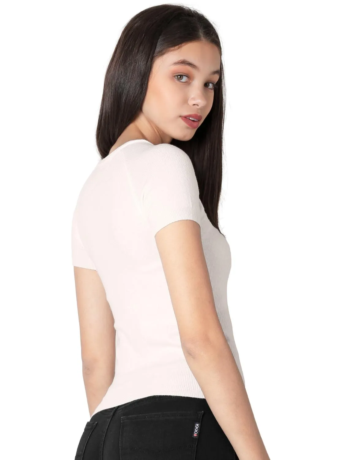 Blusa Mujer Crema Uk 56705035