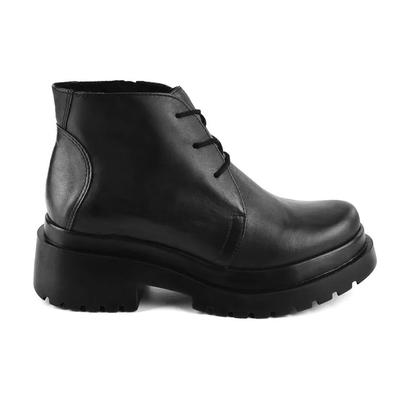 BOTA ACORDONADA MARCO DONATTI LUMIN BLACK