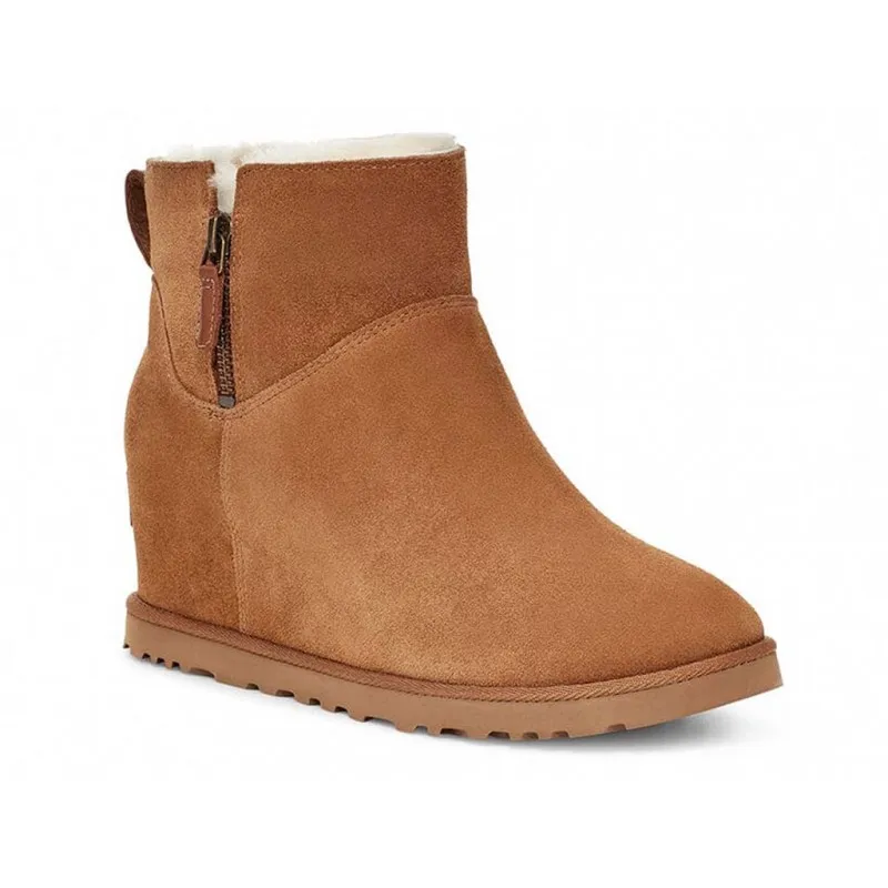 Bota Classic Femme Zip Mini Chesnut