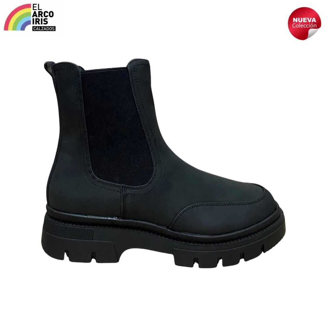 BOTA MUJER MUSTANG 52973 SA NEGRO