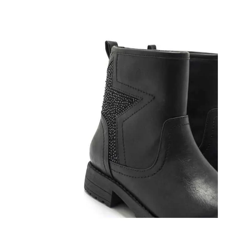 Bota Mustang Estrella Negro 48378