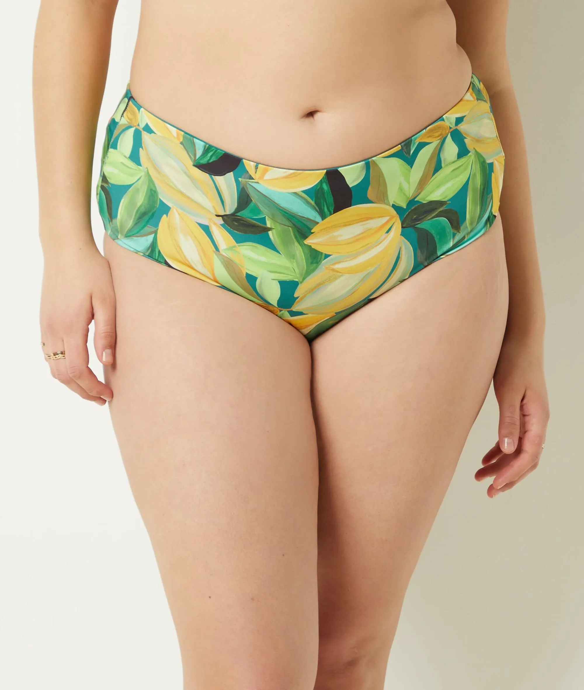 Braguita bikini lazos reversible VERSO IMP FOND VERT - ETAM