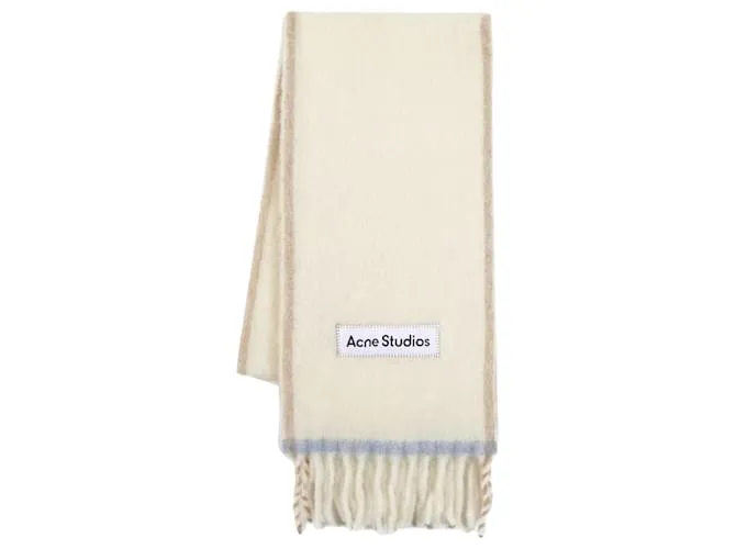 Bufanda Vally Solid - Acne Studios - Lana - Blanco 