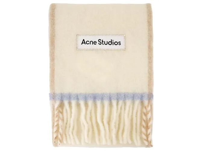 Bufanda Vally Solid - Acne Studios - Lana - Blanco 