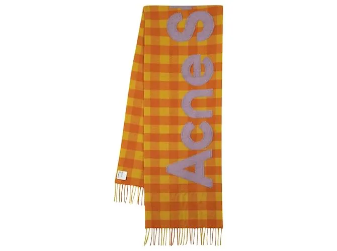 Bufanda Veda - Acne Studios - Lana - Naranja/púrpura 