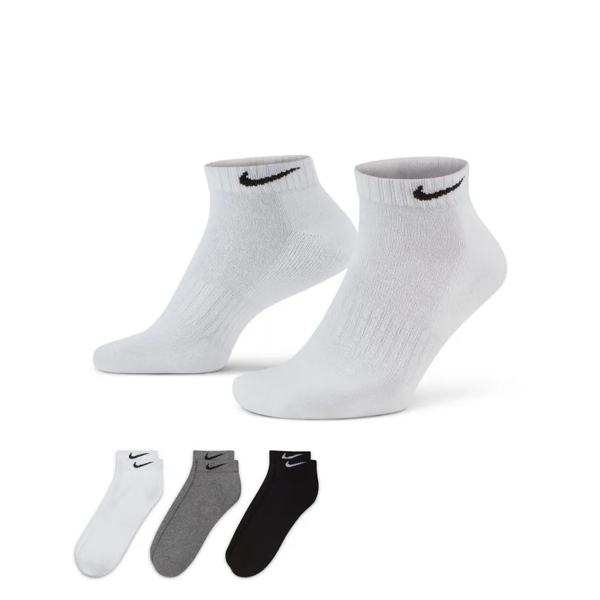 Calcetines 3 Pares Entrenamiento Unisex Nike Low Socks Tricolor