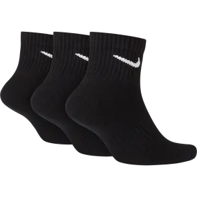 Calcetines 3 Pares Training Hombre Nike Everyday Cush Ankle Negro