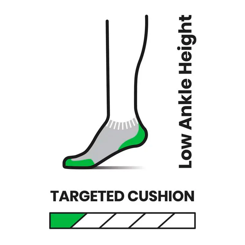 Calcetines smartwool Run Targeted Cushion Low Ankle Socks