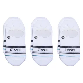 Calcetines Stance: Basic 3 Pack No Show (White)