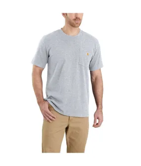 Camiseta Carhartt K87 Pocket S/S T-Shirt Hombre Gris