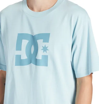 Camiseta de hombre  DC manga corta DC STAR PIGMENT DYE -Forget Me Not Enzyme Wash REF-ADYZT05223 (bglw) AZUL