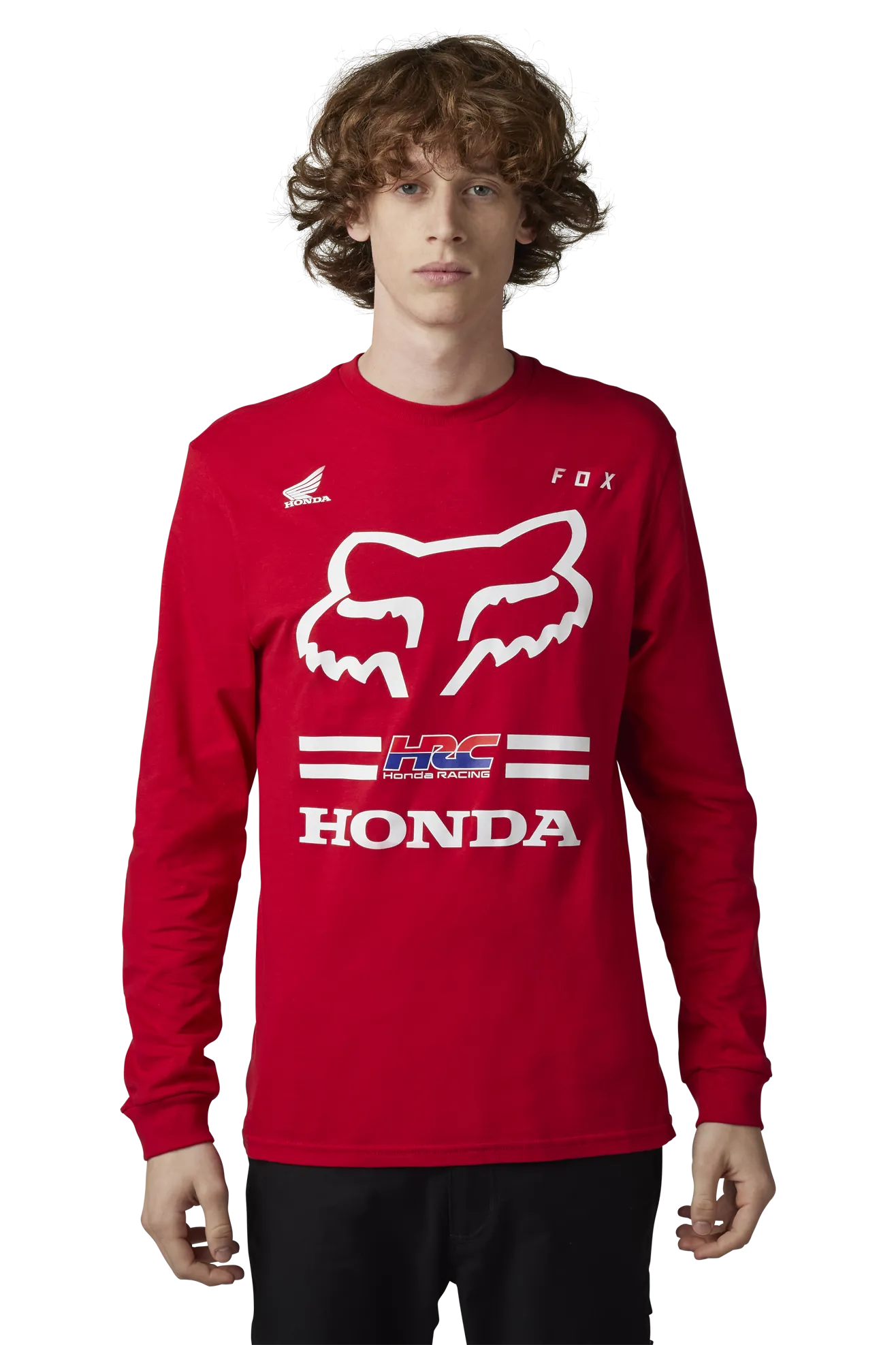 Camiseta FOX X Honda LS Rojo Fuego