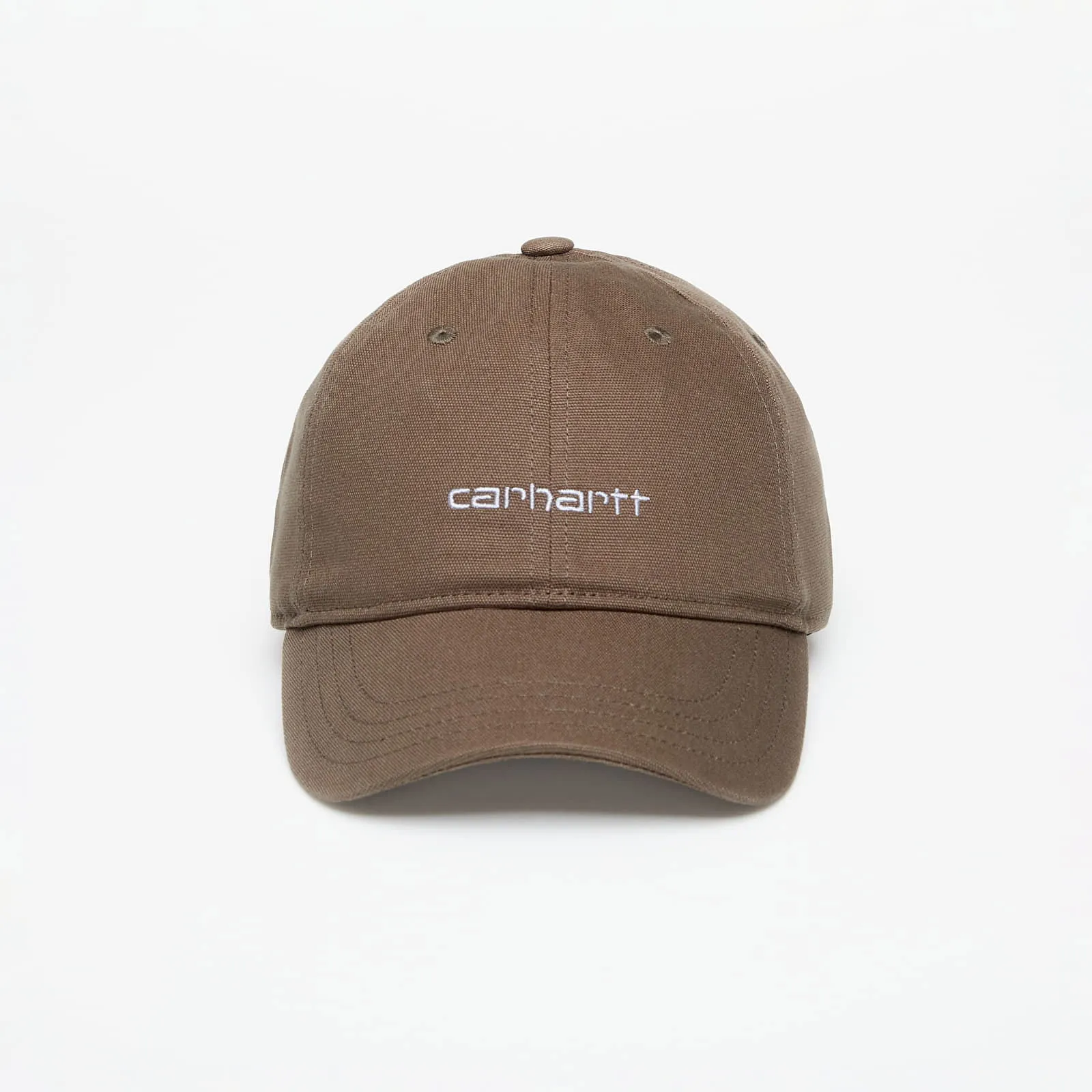 Carhartt WIP Canvas Script Cap Brown