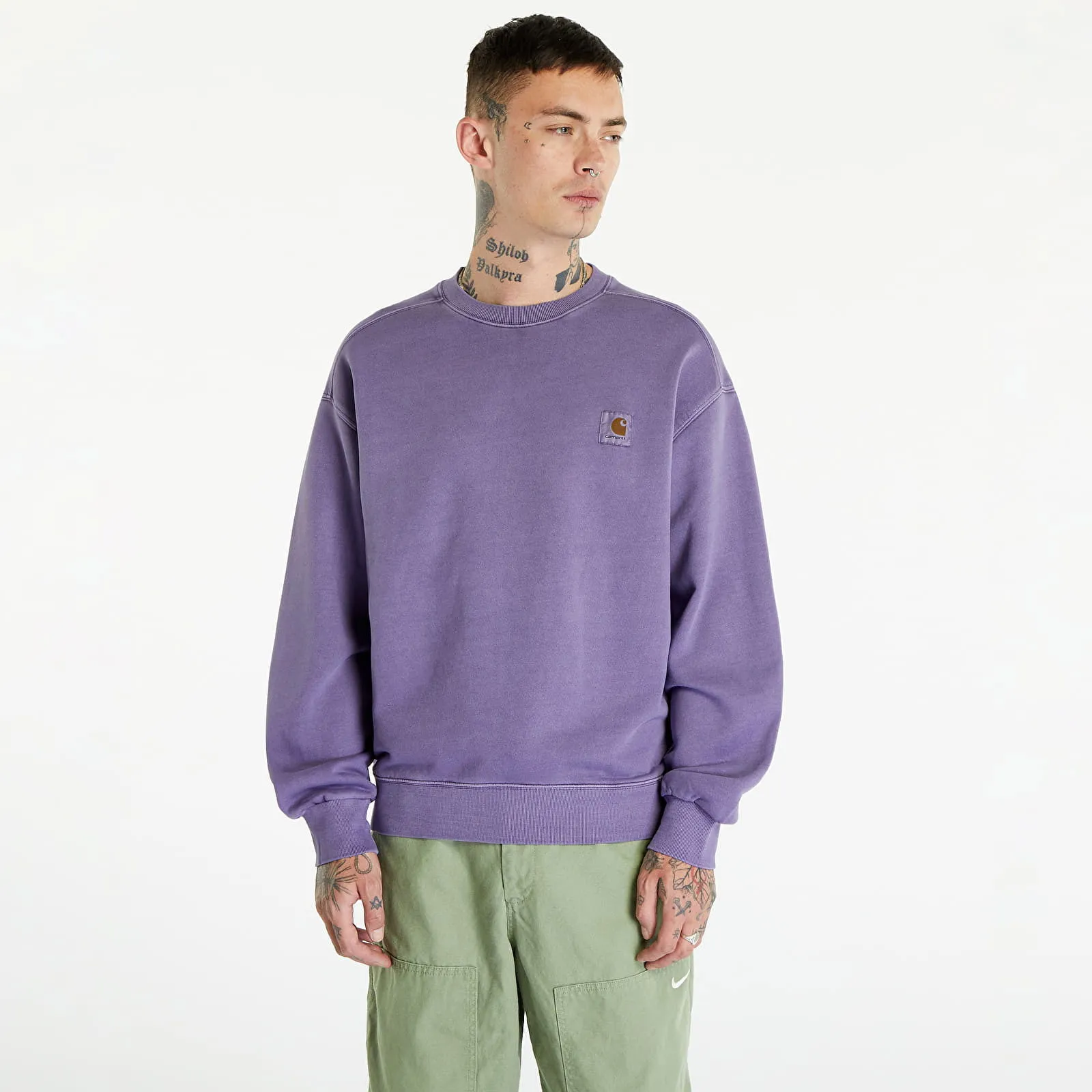 Carhartt WIP Nelson Sweat Arrenga Garment Dyed