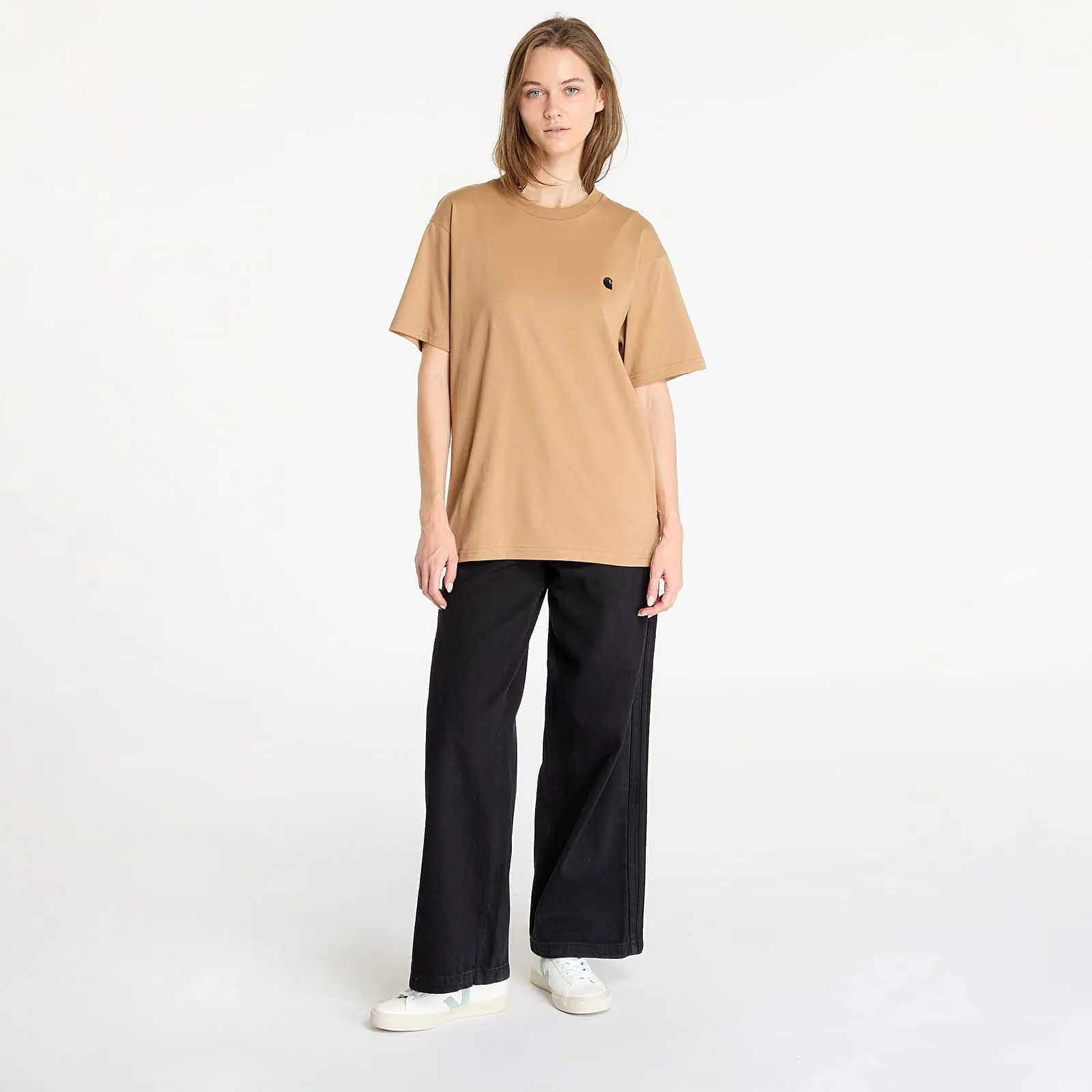 Carhartt WIP T-shirt Carhartt WIP S/S Madison T-Shirt UNISEX Peanut/ Black L