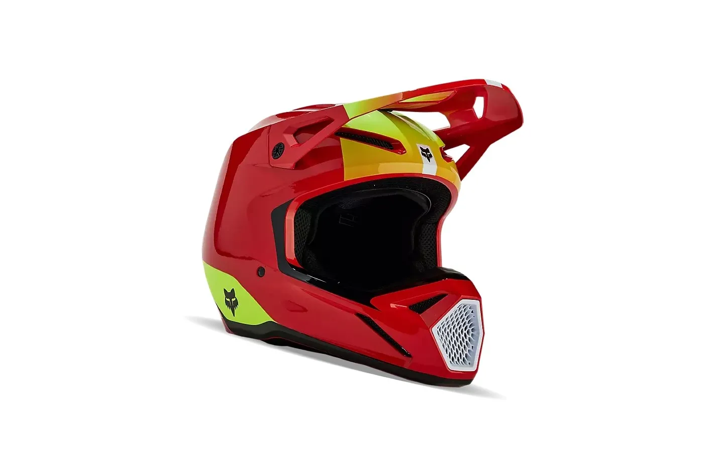 Casco Fox Infantil V1 Ballast Rojo Fluor |31401-110|