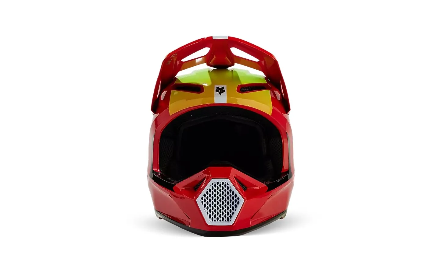 Casco Fox Infantil V1 Ballast Rojo Fluor |31401-110|