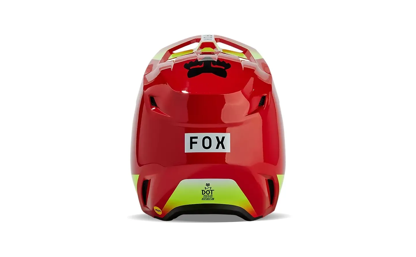 Casco Fox Infantil V1 Ballast Rojo Fluor |31401-110|