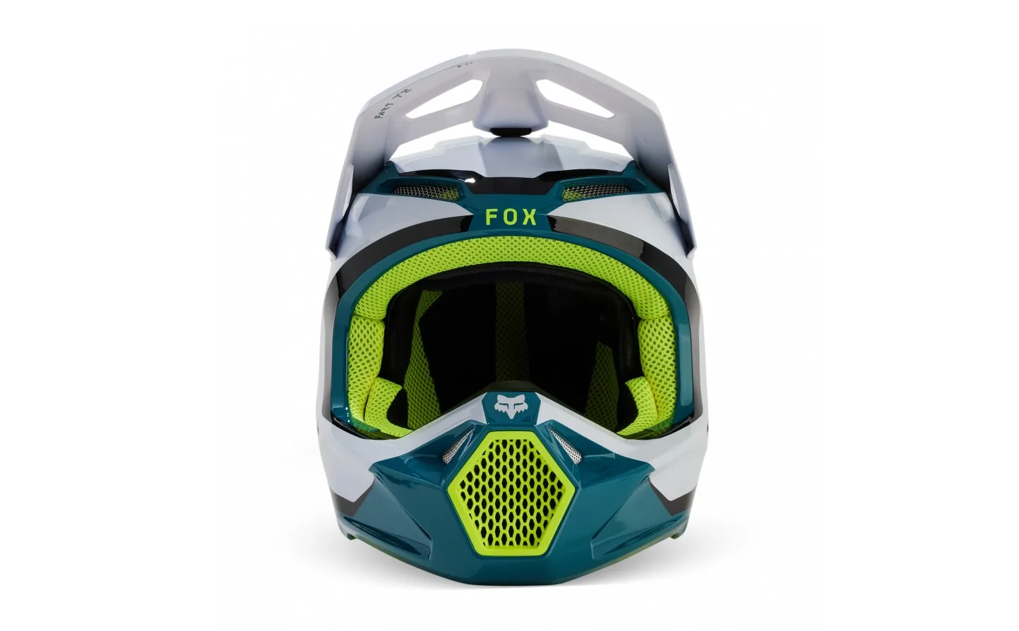 Casco Infantil Fox V1 Nitro Azul Maui |31400-551|