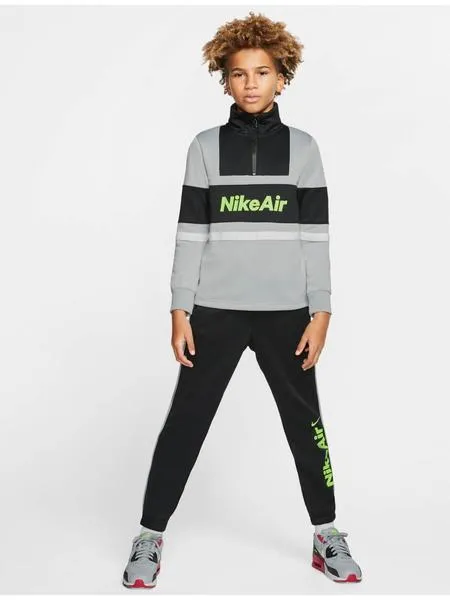 chandal nike gris negro niño