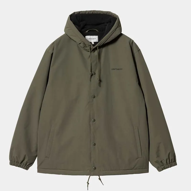 Chaqueta Carhartt WIP: Hooded Coach Jacket (Cypress Black)