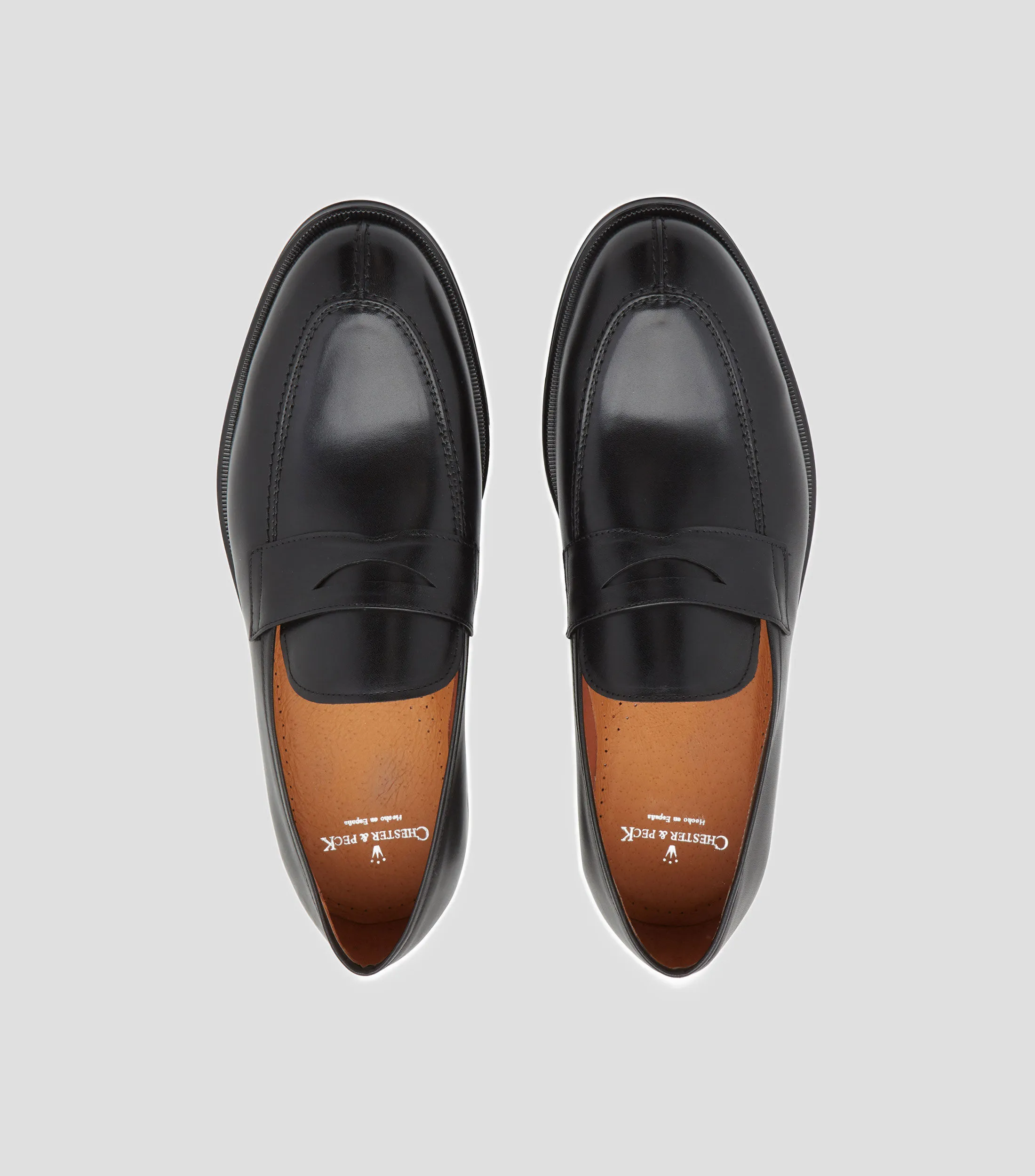 Chester & Peck Mocasines en Piel con Antifaz Hombre