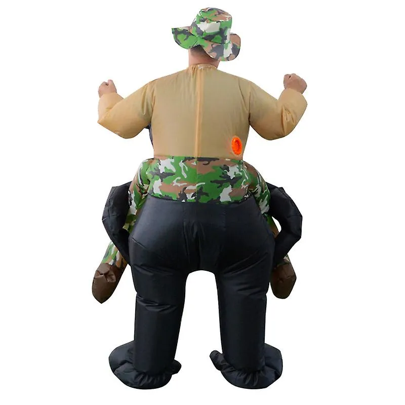 Chimpanzee back mount costume party props inflatable clothes photo scene layout 150-190cm,2024 Ping