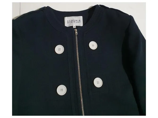 Claudie Pierlot Chaquetas Azul marino 