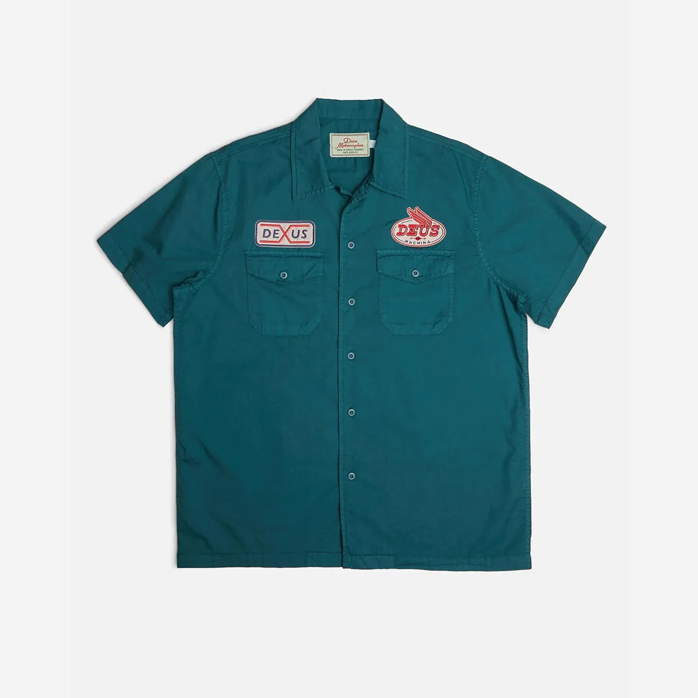 Deus Ex Machina Foreman Shirt Work Green