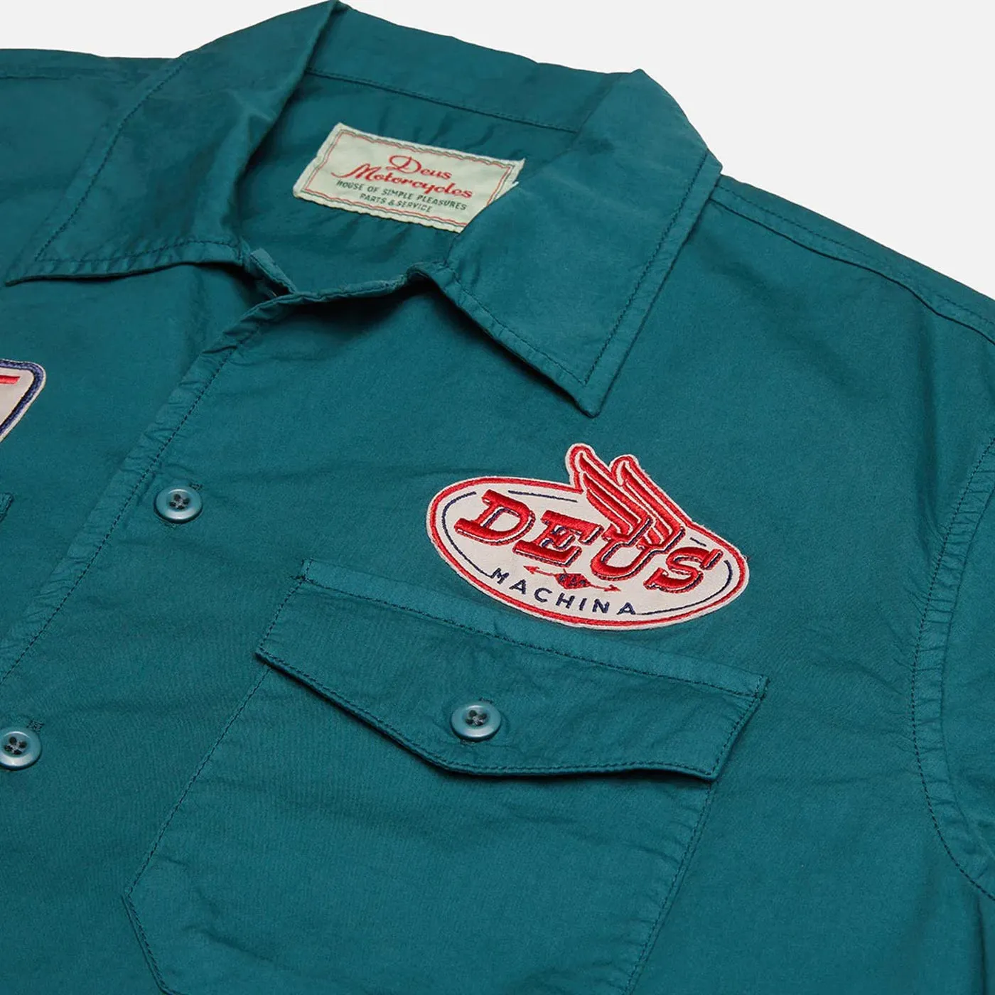 Deus Ex Machina Foreman Shirt Work Green