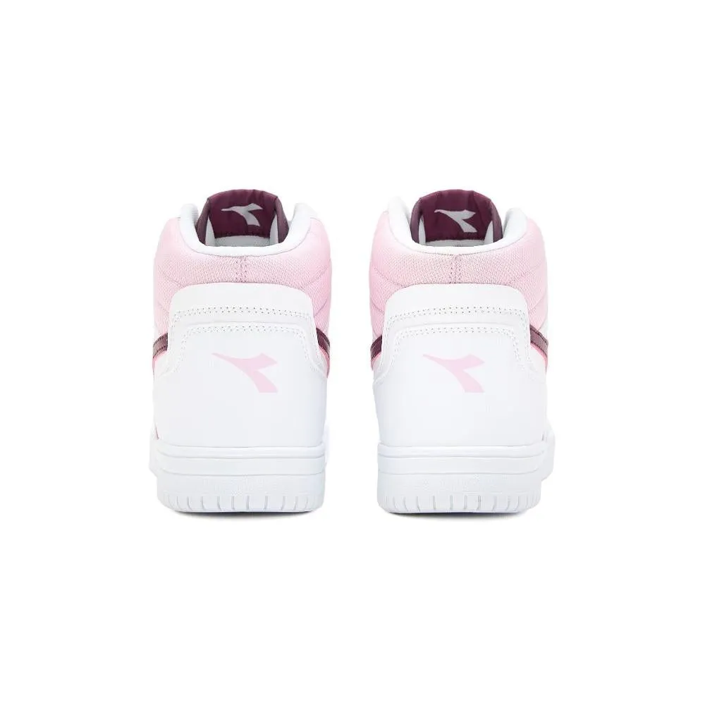 Diadora Kids Raptor_Mid_Gs White/Grape_Wine