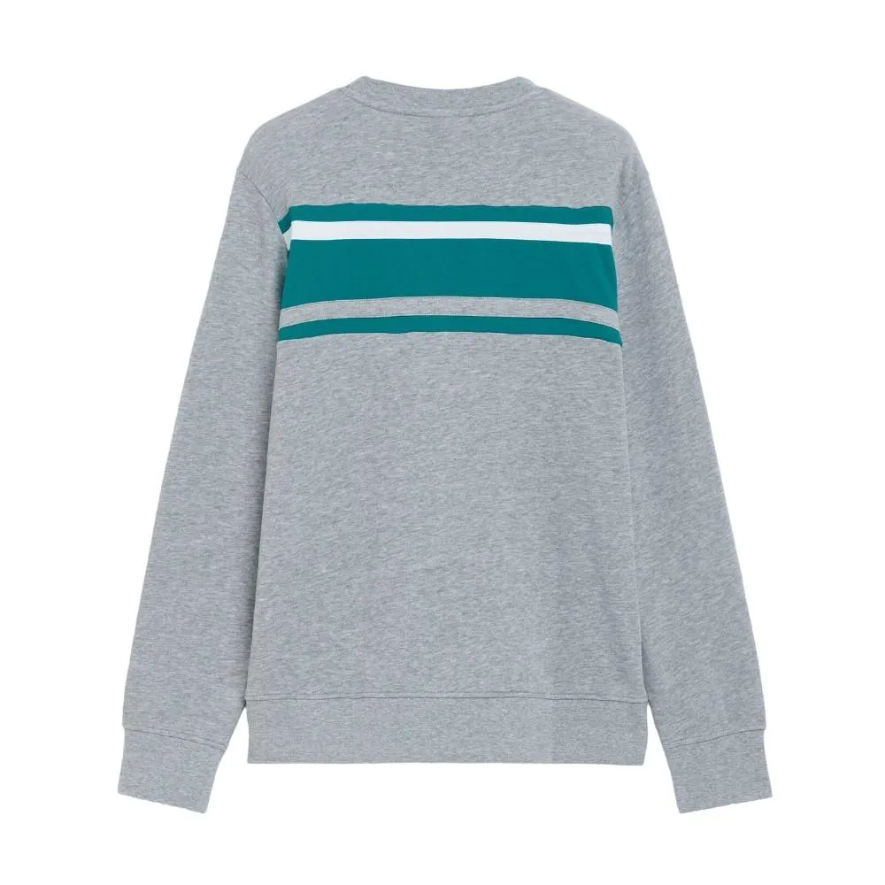 Diadora Sueter Masculino Sweatshirt Crew Slam Light_Middle_Gray_Melange