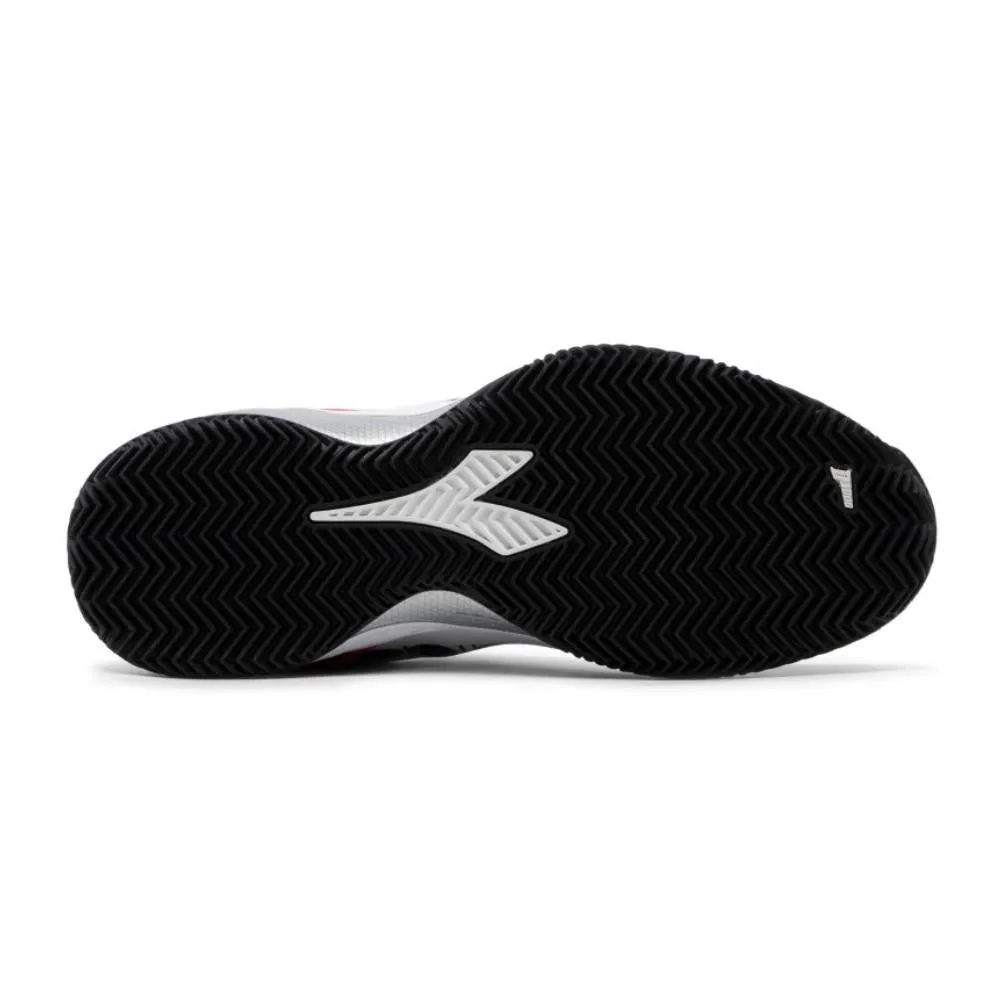 Diadora Tenis Masculino Blushield_Torneo_Clay Black/White/Fiery_Red