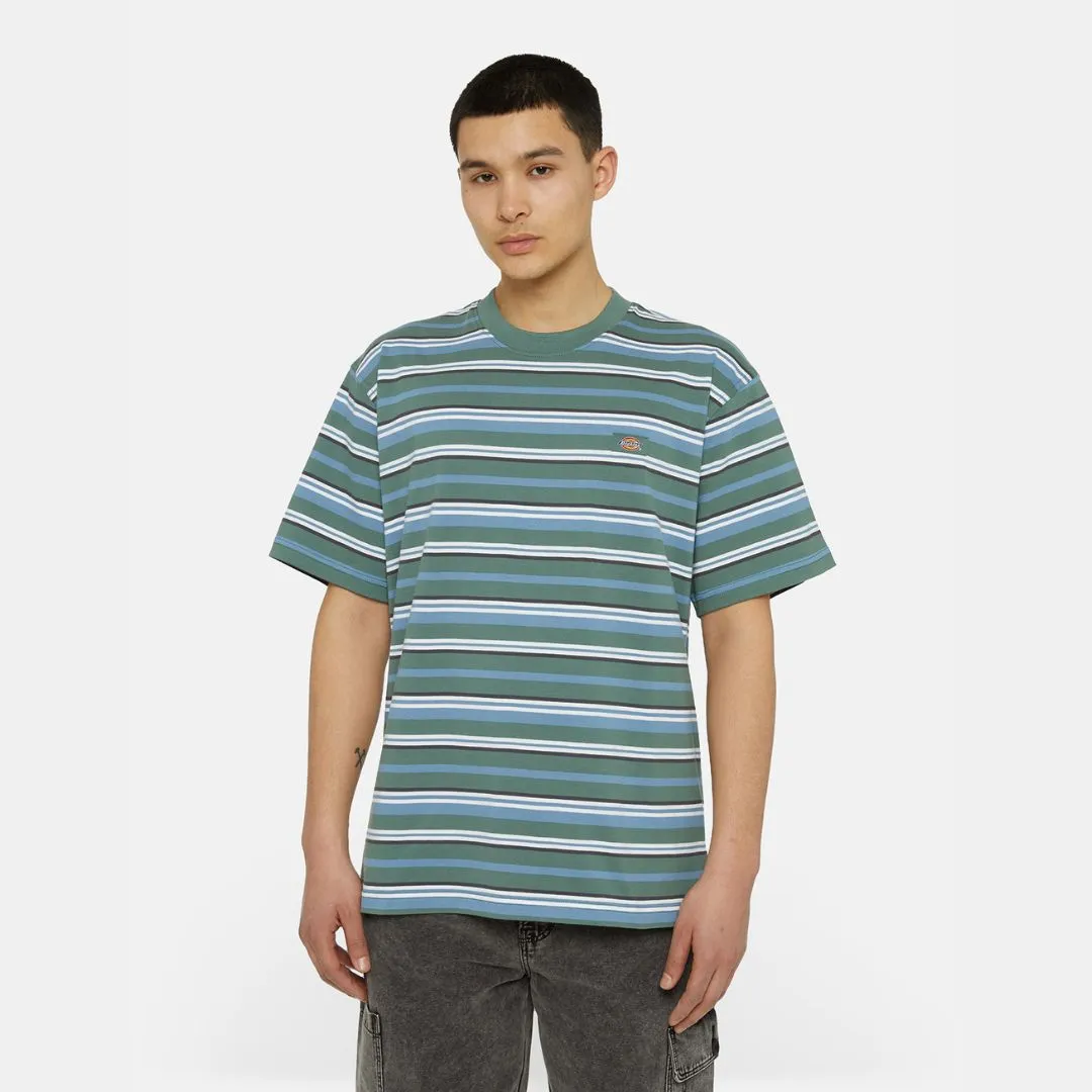 Dickies Glade Spring T-Shirt Stripe Blue